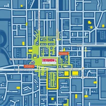 Map showing Liberty Telecom Solutions' downtown Pittsburgh location