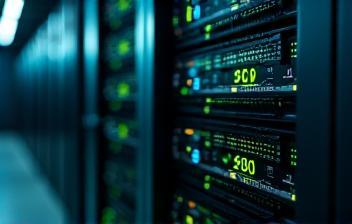 Telecom rack with energy saving indicators